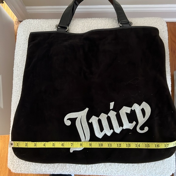 Juicy Brown Velvet Tote - Picture 11 of 13